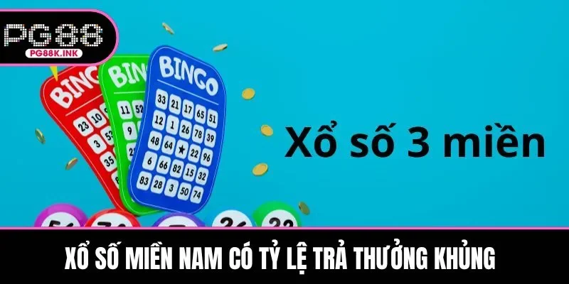 Xổ số miền Nam có tỷ lệ trả thưởng khủng 